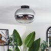 APEDO Ceiling Light - glass clear, Smoke-coloured, 1-light source