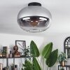 APEDO Ceiling Light - glass clear, Smoke-coloured, 1-light source