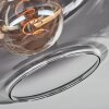 APEDO Ceiling Light - glass clear, Smoke-coloured, 1-light source