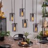 PARANE Pendant Light - glass Smoke-coloured, 6-light sources