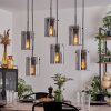 PARANE Pendant Light - glass Smoke-coloured, 6-light sources