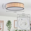 PARBIAK Ceiling Light LED white, 1-light source