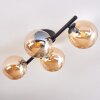 CHEHALIS Ceiling Light - glass Amber, 4-light sources