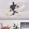 CHEHALIS Ceiling Light - glass clear, 4-light sources