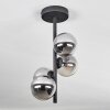 CHEHALIS Ceiling Light - glass Smoke-coloured, 4-light sources