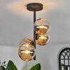 CHEHALIS Ceiling Light - glass Amber, 4-light sources