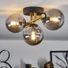 CHEHALIS Ceiling Light - glass gold, black, 3-light sources