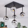CHEHALIS Ceiling Light - glass gold, black, 5-light sources