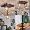 CHEHALIS Ceiling Light - glass gold, black, 5-light sources