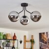 KOYOTO Ceiling Light - glass chrome, Smoke-coloured, 3-light sources