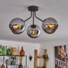 KOYOTO Ceiling Light - glass chrome, Smoke-coloured, 3-light sources