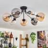 GASTOR Ceiling Light - glass Amber, clear, Smoke-coloured, 7-light sources