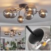 CHEHALIS Ceiling Light - glass Smoke-coloured, 6-light sources