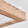 BEALETON Ceiling Light LED brown, Wood like finish, 1-light source