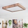 BEALETON Ceiling Light LED brown, Wood like finish, 1-light source