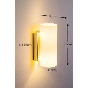 Ideallux PAUL AP2 wall light chrome, 2-light sources