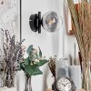 CHEHALIS Wall Light - glass clear, Smoke-coloured, 1-light source