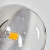 CHEHALIS Wall Light - glass clear, Smoke-coloured, 1-light source