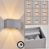 TAMARIN Outdoor Wall Light LED grey, 1-light source