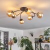 CHEHALIS Ceiling Light - glass Amber, 6-light sources