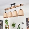 SOUNGOU Ceiling Light Ecru, black, 4-light sources