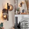 CHEHALIS Wall Light - glass Smoke-coloured, 2-light sources