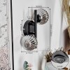 CHEHALIS Wall Light - glass Smoke-coloured, 2-light sources