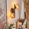 CHEHALIS Wall Light - glass Amber, 2-light sources