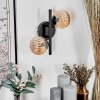 CHEHALIS Wall Light - glass Amber, 2-light sources