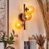 CHEHALIS Wall Light - glass Amber, 3-light sources