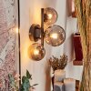 CHEHALIS Wall Light - glass Smoke-coloured, 3-light sources