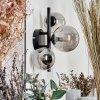 CHEHALIS Wall Light - glass Smoke-coloured, 3-light sources