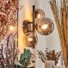 CHEHALIS Wall Light - glass Smoke-coloured, 3-light sources