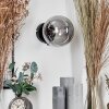 CHEHALIS Wall Light - glass clear, Smoke-coloured, 1-light source