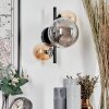 CHEHALIS Wall Light - glass Amber, Smoke-coloured, 3-light sources