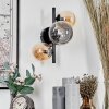 CHEHALIS Wall Light - glass Amber, clear, Smoke-coloured, 3-light sources