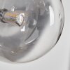 CHEHALIS Wall Light - glass Amber, clear, Smoke-coloured, 3-light sources