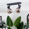 CEVIO Ceiling Light black, 2-light sources