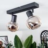 CEVIO Ceiling Light black, 2-light sources