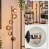 REMAISNIL Floor Lamp - glass Smoke-coloured, 6-light sources