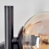 CHEHALIS Wall Light - glass Amber, 3-light sources