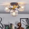 CHEHALIS Ceiling Light - glass gold, black, 3-light sources