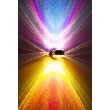 Top-Light PukWall Wall Light LED chrome, 2-light sources