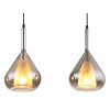 Globo GEEKY Pendant Light black, 3-light sources