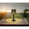 Globo SOLAR Table lamp LED black, transparent, clear, 1-light source