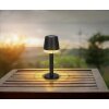 Globo SOLAR Table lamp LED black, transparent, clear, 1-light source
