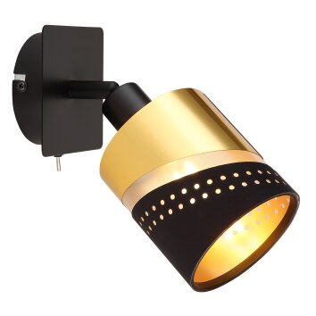Globo OR Wall Light black, 1-light source