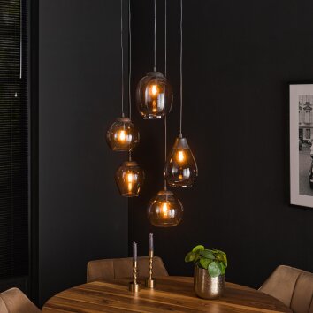 Espriella Pendant Light anthracite, 5-light sources