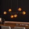 Molucule pendant luminaire anthracite, 6-light sources