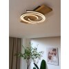 Lutec Rifia Ceiling Light LED Ecru, black, 1-light source